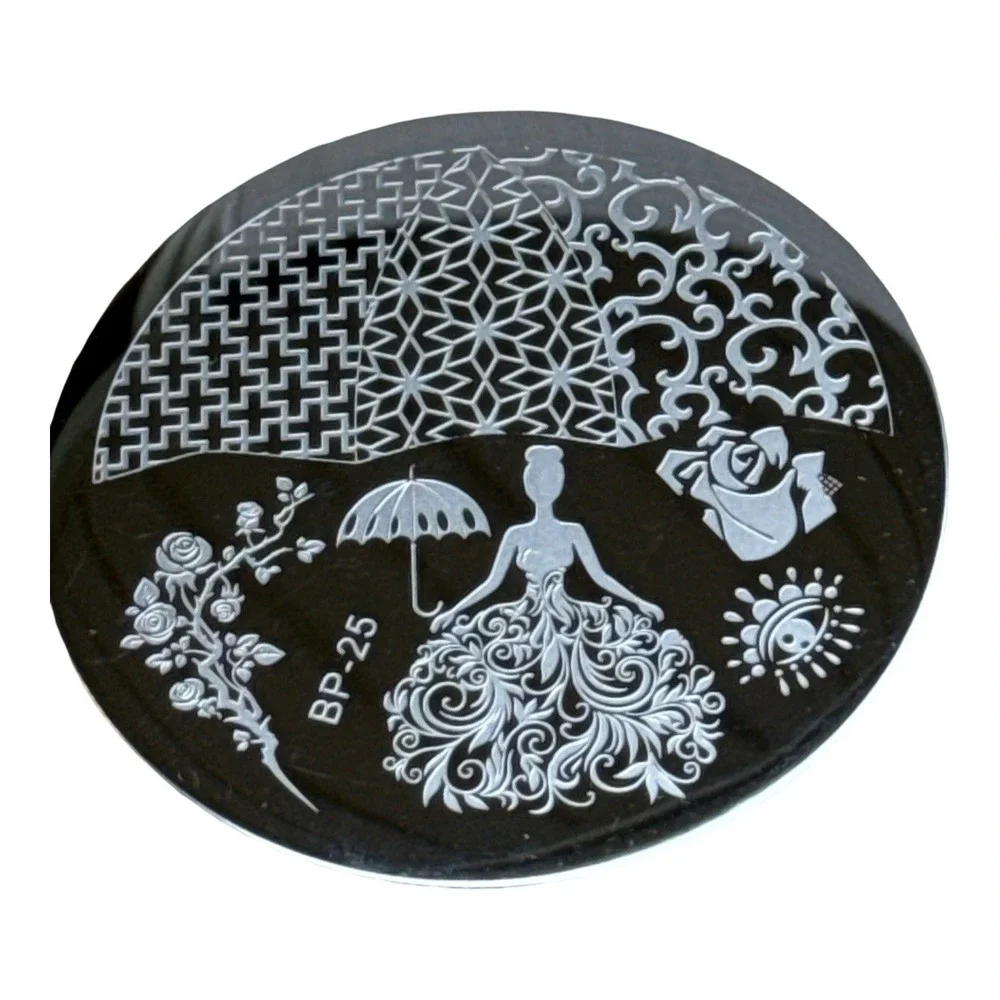 Born Pretty Nail Art Stamping Plate Bundle 10pc Floral Lace Christmas Cat BP BPL
